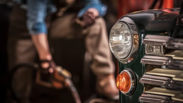 Restaurierter klassischer Oldtimer